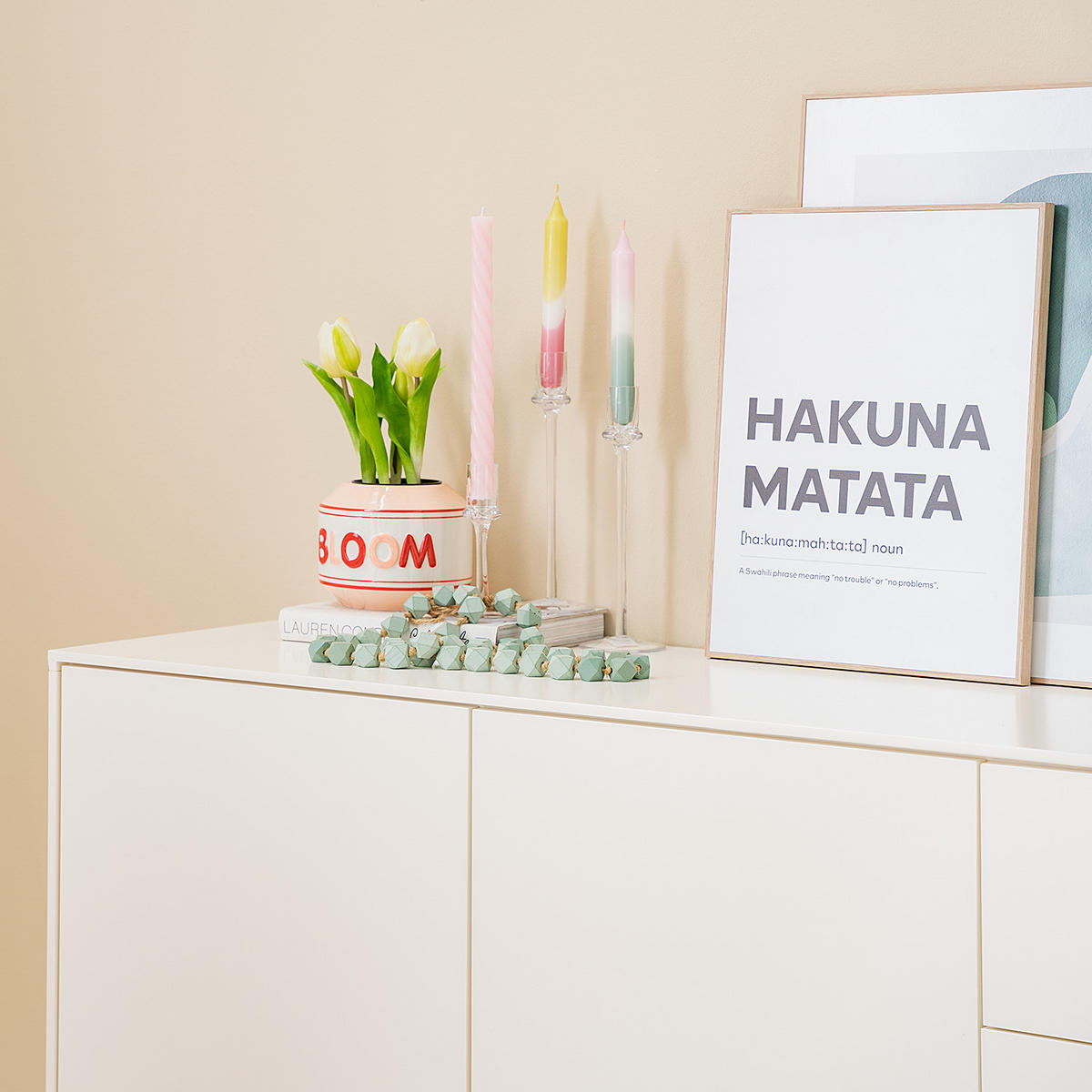 SIDEBOARD - Weiß - Eiche, 180/80/40 cm - Eichefarben/Weiß, Holzwerkstoff (180/80/40cm) - home24