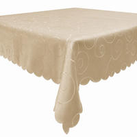 TISCHDECKE 160/400 cm Ornamente Creme - Creme, Textil (160/400cm) - TiborTex
