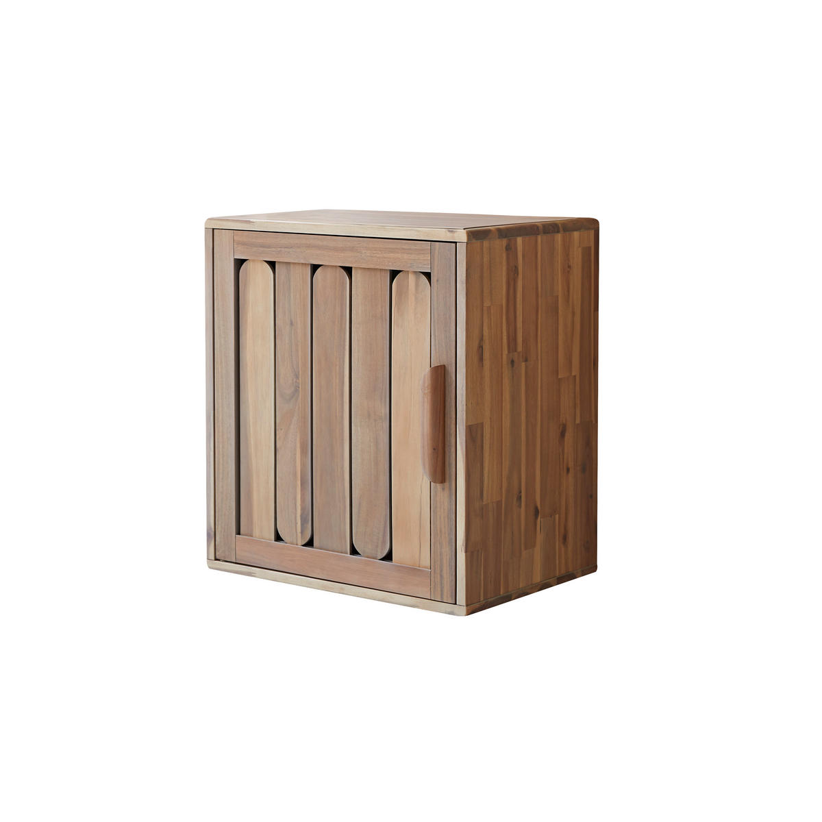 BADEZIMMERMÖBEL Lila Natur aus Akazie - Naturfarben, Holz (60/65/40cm) - Tikamoon