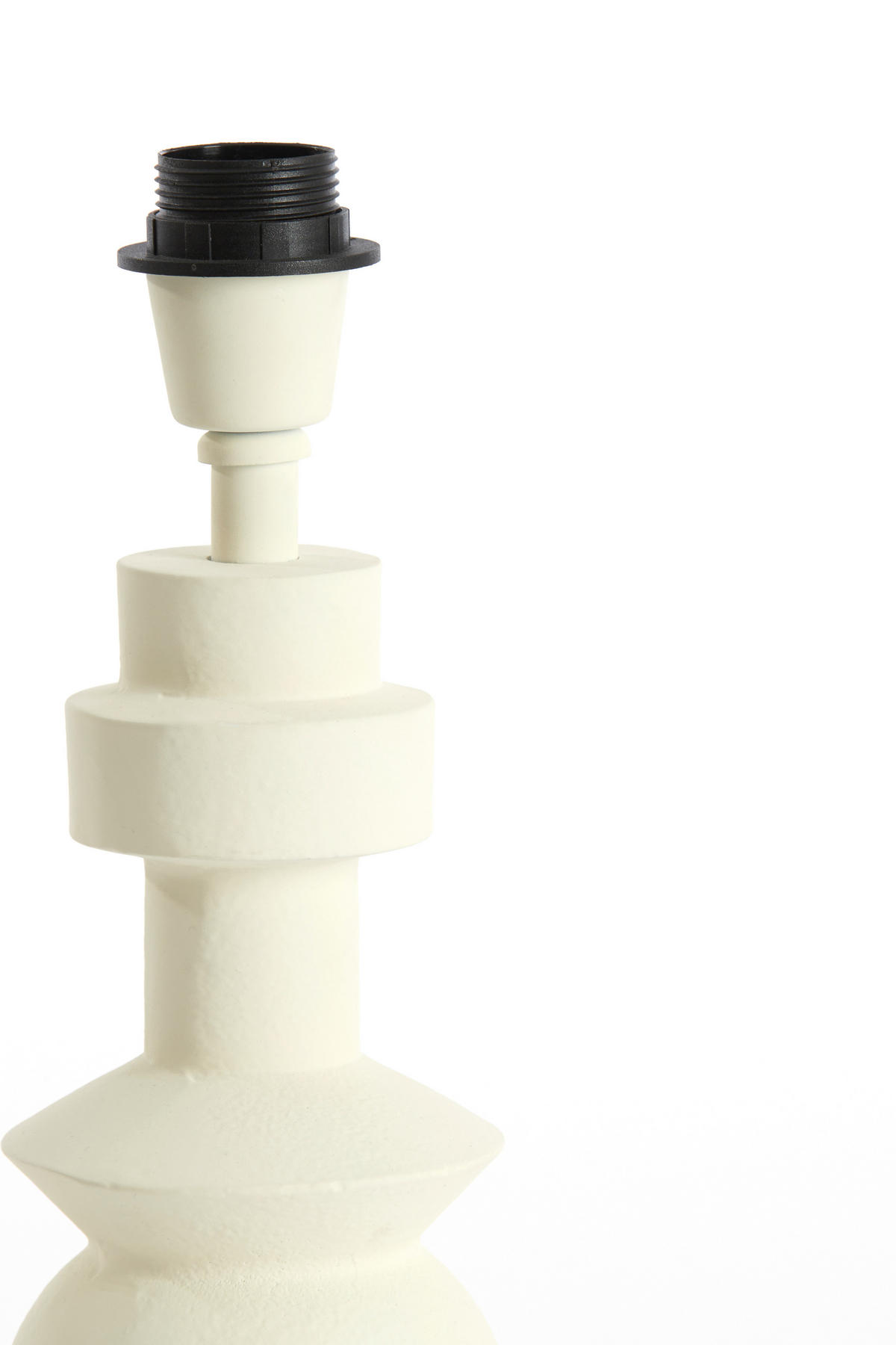 LAMPENFUSS Esino Weiß Ø24/30 cm - Weiß, Metall (24/24/30cm) - Light & Living