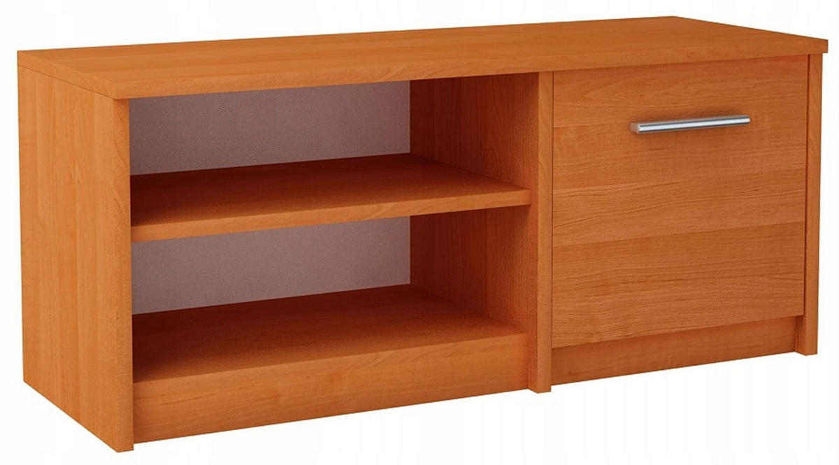 FERNSEHKOMMODE BODO 1D Erle 98/35/42 cm - Erlefarben, Holzwerkstoff (98/42/35cm) - Matkam Möbel
