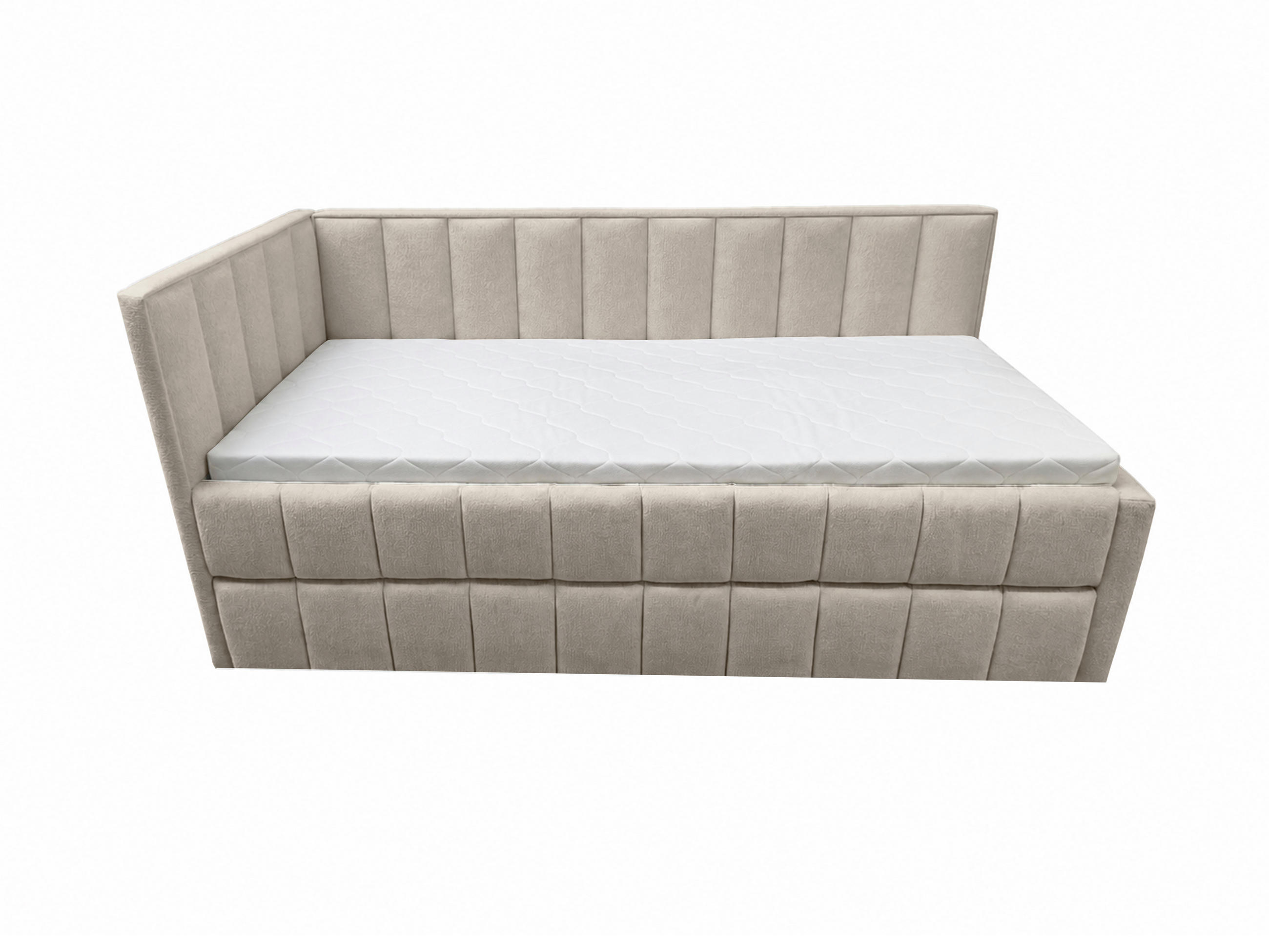 KS Home Concept Polster-Kinderbett Beige