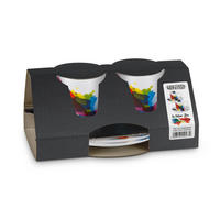 ESPRESSO SET On Colour Flow, 4-tlg. - Naturfarben, Keramik (0.09L) - Könitz