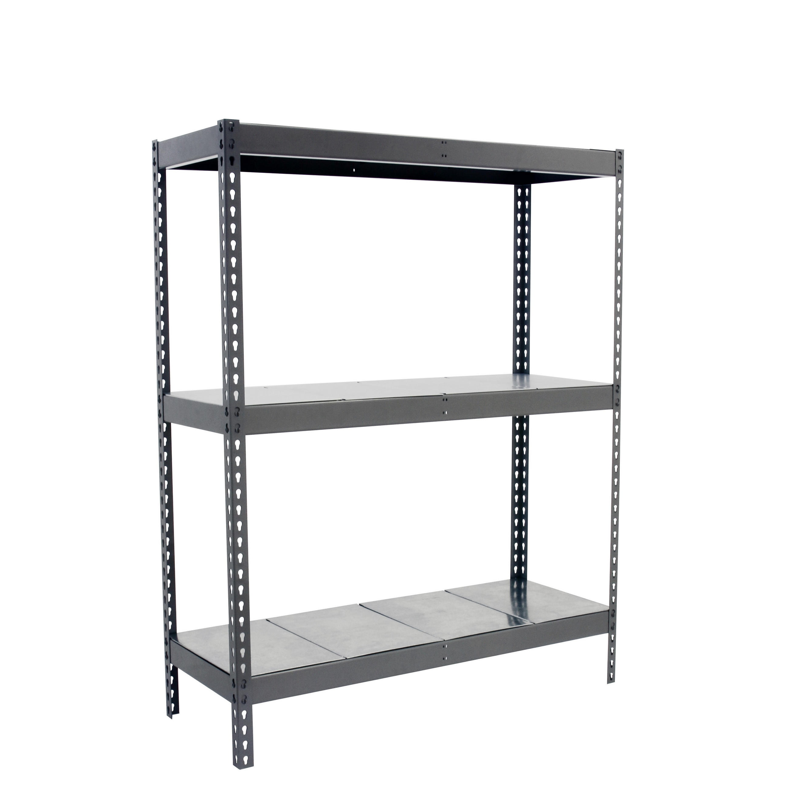 SCHWERLASTREGAL Metal Beast Three HxBxT 150 x 120 x 75 cm 3 Ebenen Fachlast 600 kg Grau - Grau, Metall (120/150/75cm) - PROREGAL