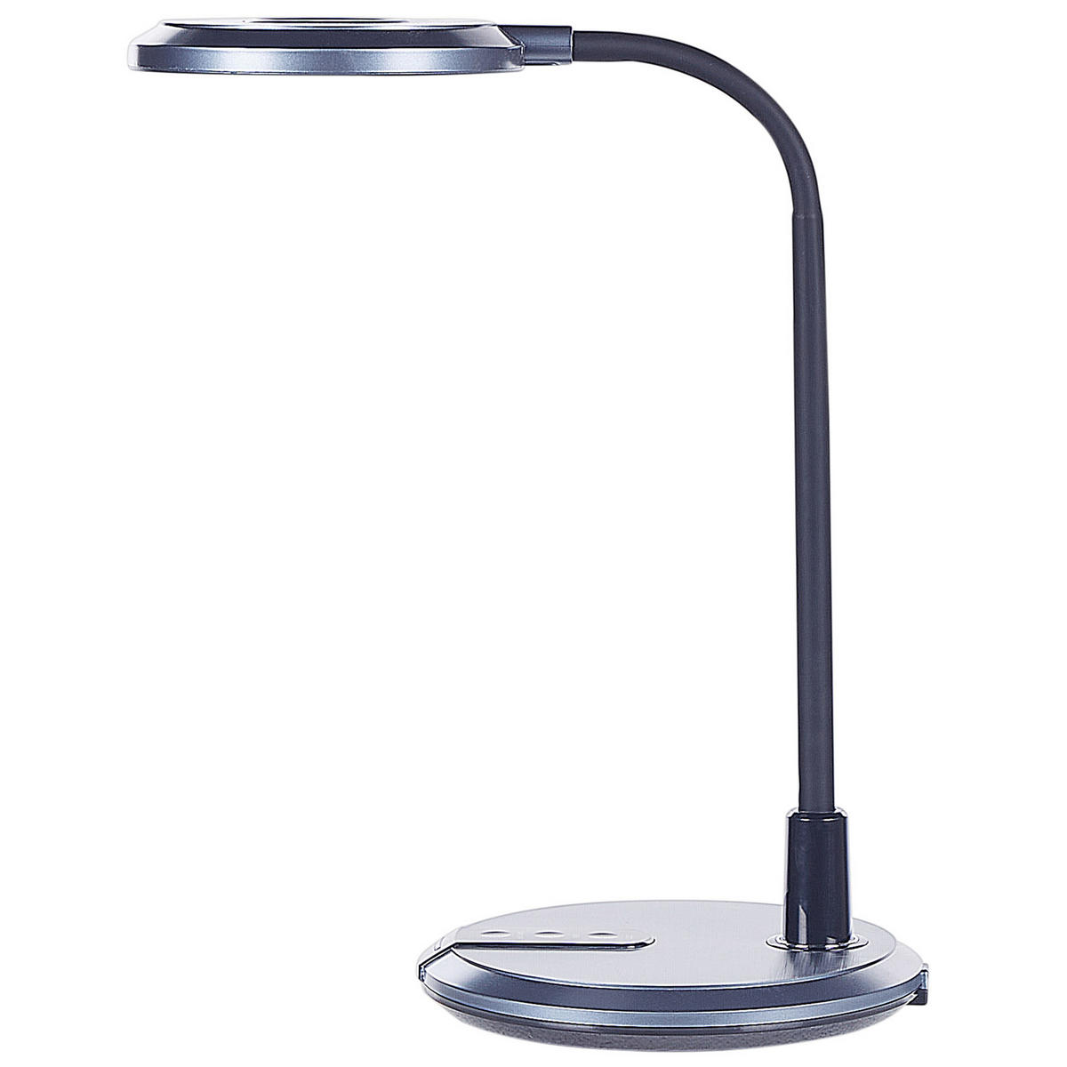 SCHREIBTISCHLAMPE Columba 19/19/43 cm - Schwarz, Kunststoff (19/19/43cm) - Beliani