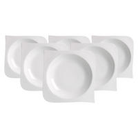 SUPPENTELLER Melodie weiß ø 21 cm 6er Set - Weiß, Keramik (21cm) - Ritzenhoff Breker