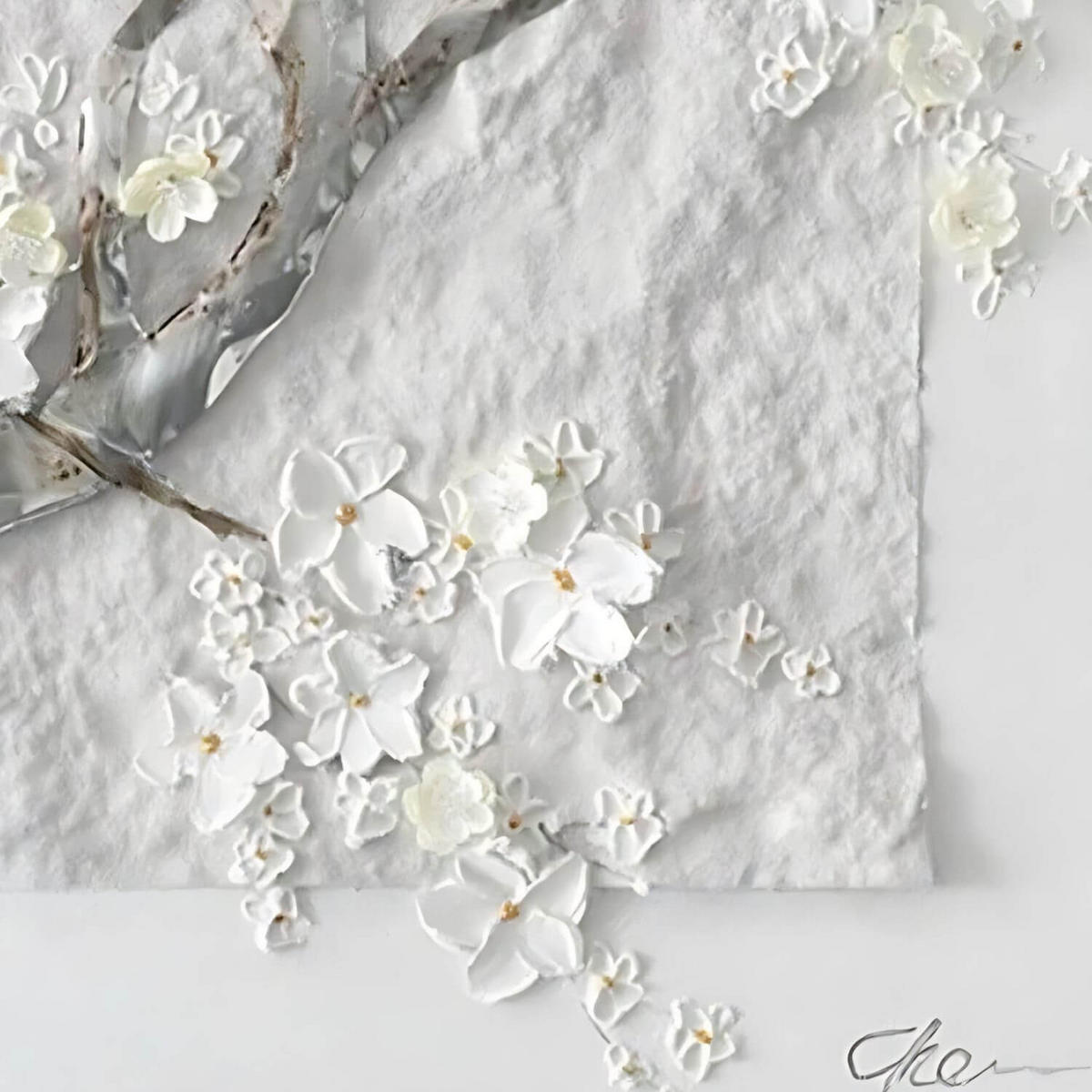 ACRYLBILD HANDGEMALT 90/60 cm - Gelb/Weiß, Holz/Textil (90/60cm) - KUNSTLOFT