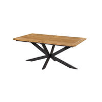 ESSTISCH ausziehbar 180-240x100x77 Wildeiche natur geölt STARNBERG #31 - Braun, Holz (100/180/77cm) - Massivmoebel24