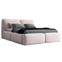 POLSTERBETT OLKE 90x200 Beige - Beige, Textil (90/200cm) - A&J MöbelLand