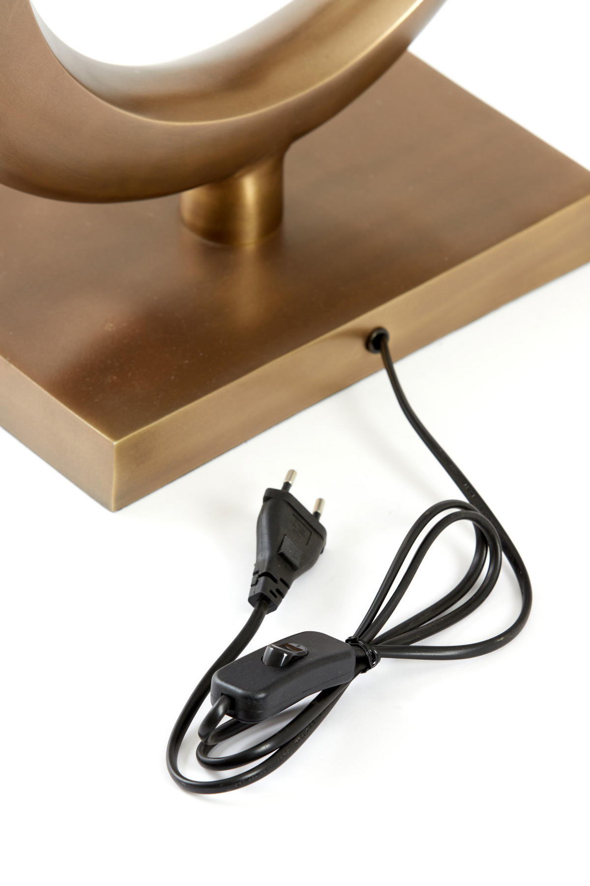 LAMPENFUSS Lune Bronze Ø36/50 cm - Bronzefarben, Metall (36/18/50cm) - Light & Living