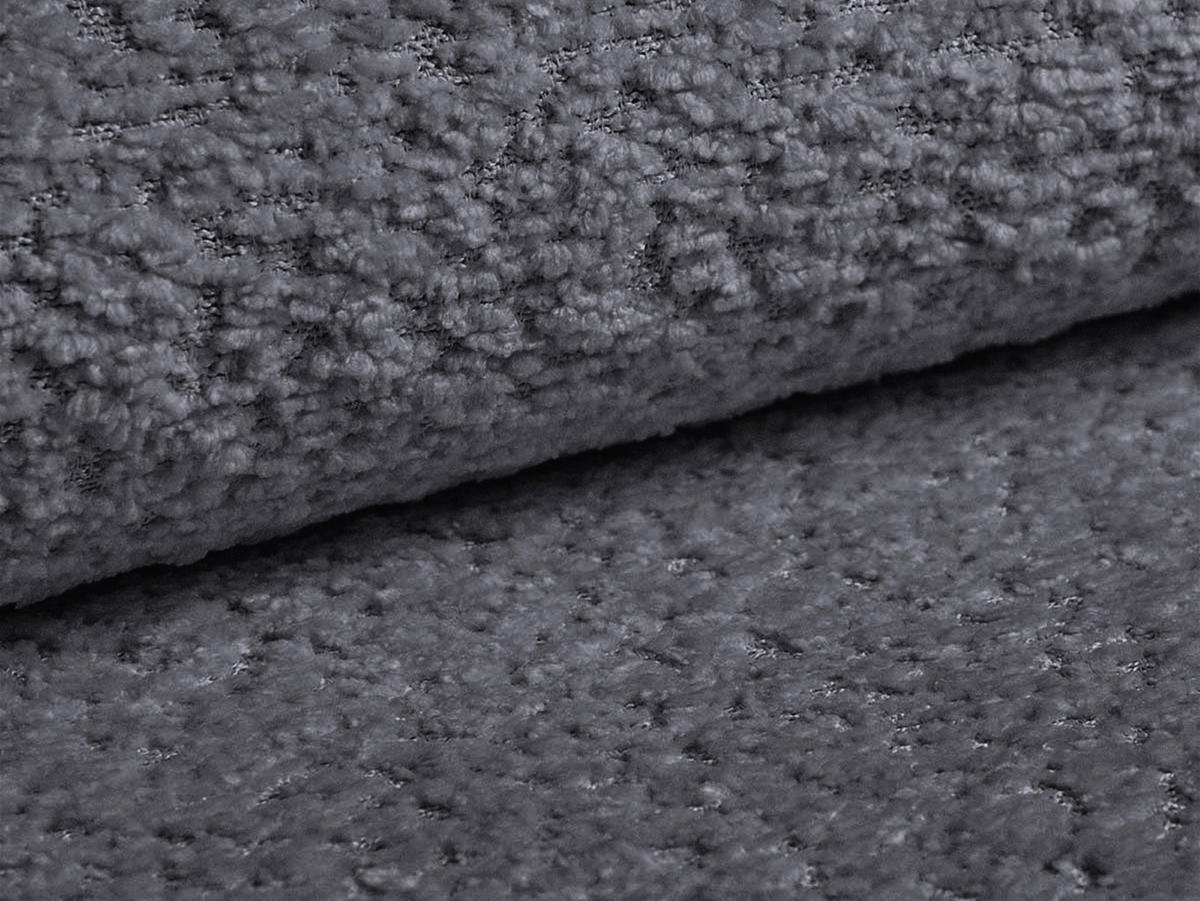 AUSKLAPPBARES-SOFA Kemi aus Boucle graphit 3 Sitzplätze - Graphitfarben, Textil (95/70/206cm) - Cosmopolitan Design