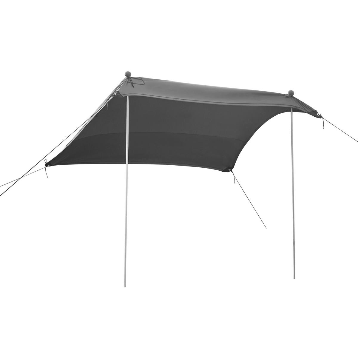 STRANDZELT Bernheze - Grau, Textil/Metall (270/270cm) - pro.tec