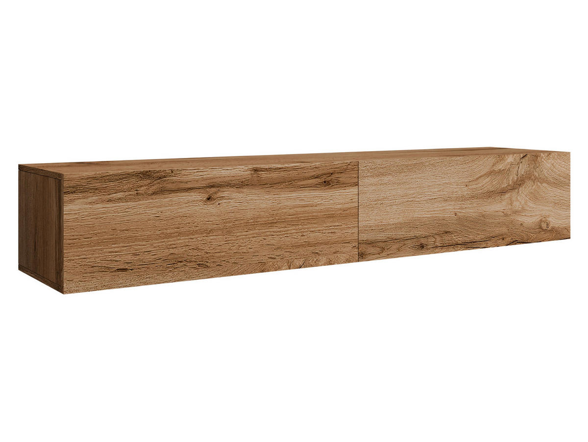 TV-LOWBOARD Vigo 180 - Eiche Wotan, Holzwerkstoff (180/30/40cm) - MIRJAN24
