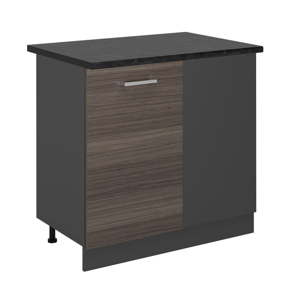 Vicco Eckunterschrank Grau, Anthrazit 86x81.6x60 cm