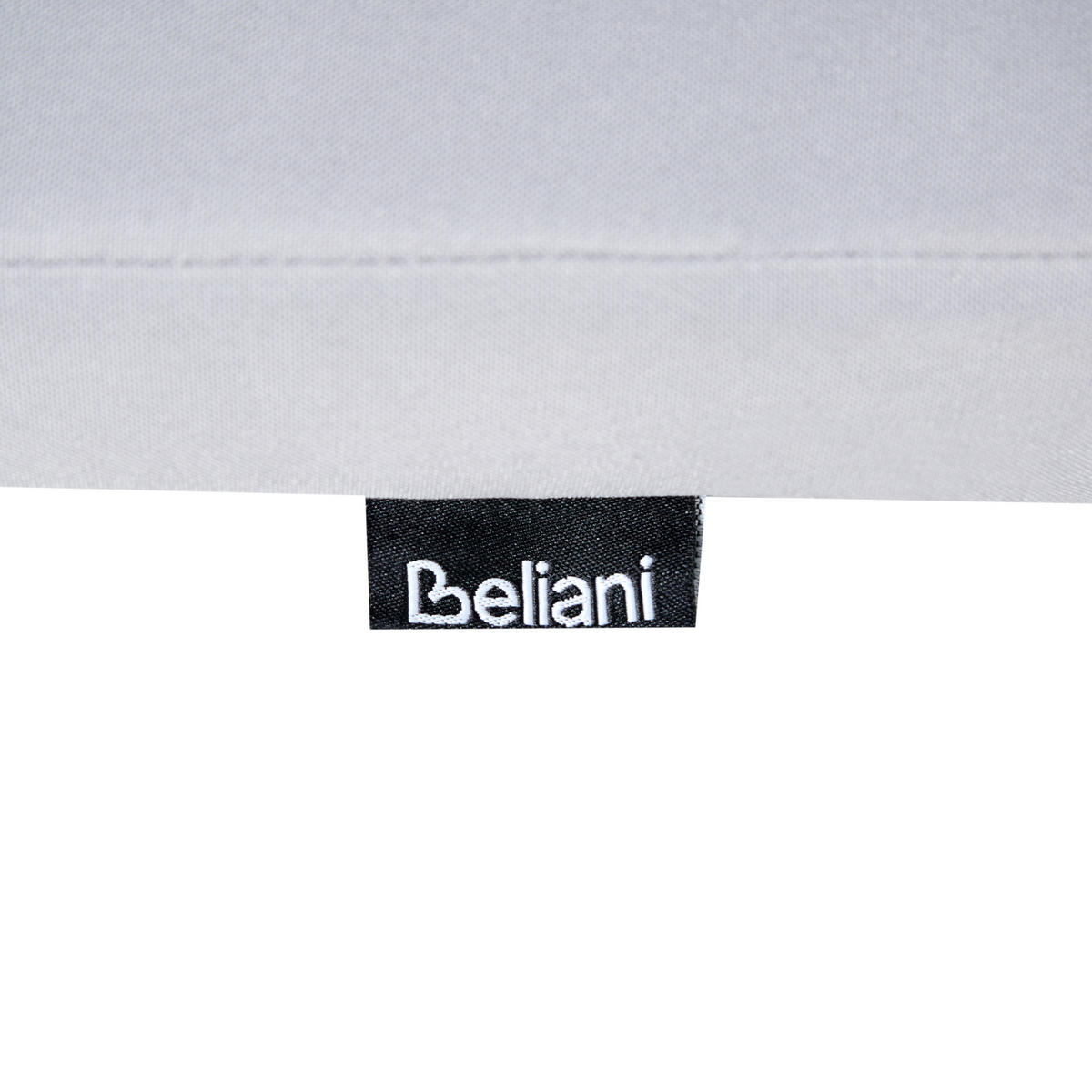 Gartenstuhlkissen Hellgrau 46/46 cm Sassari Premium - Hellgrau, Textil (46/5/46cm) - Beliani