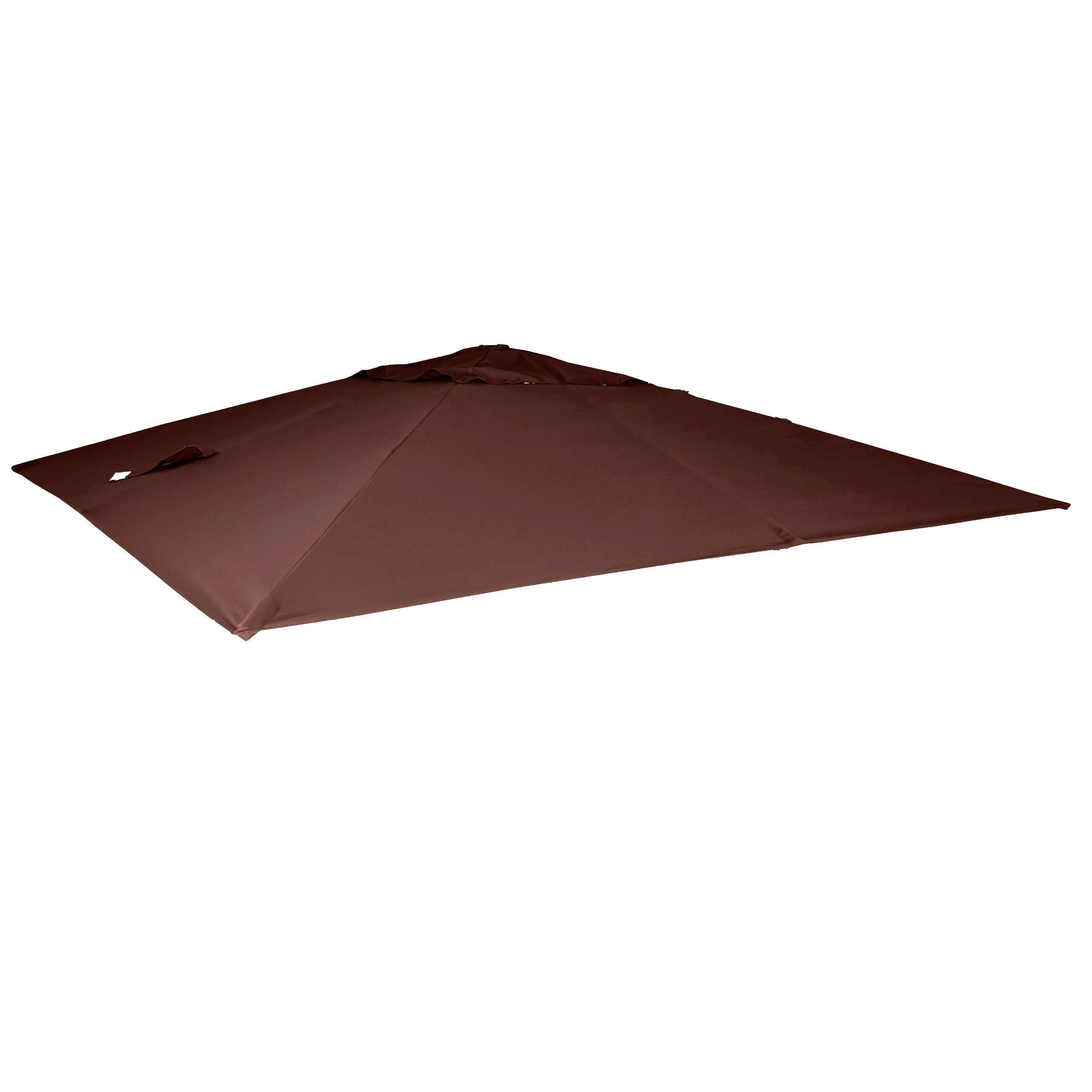 ERSATZ-BEZUG FÜR SCHIRM Braun - Braun, Textil (335/335cm) - MCW