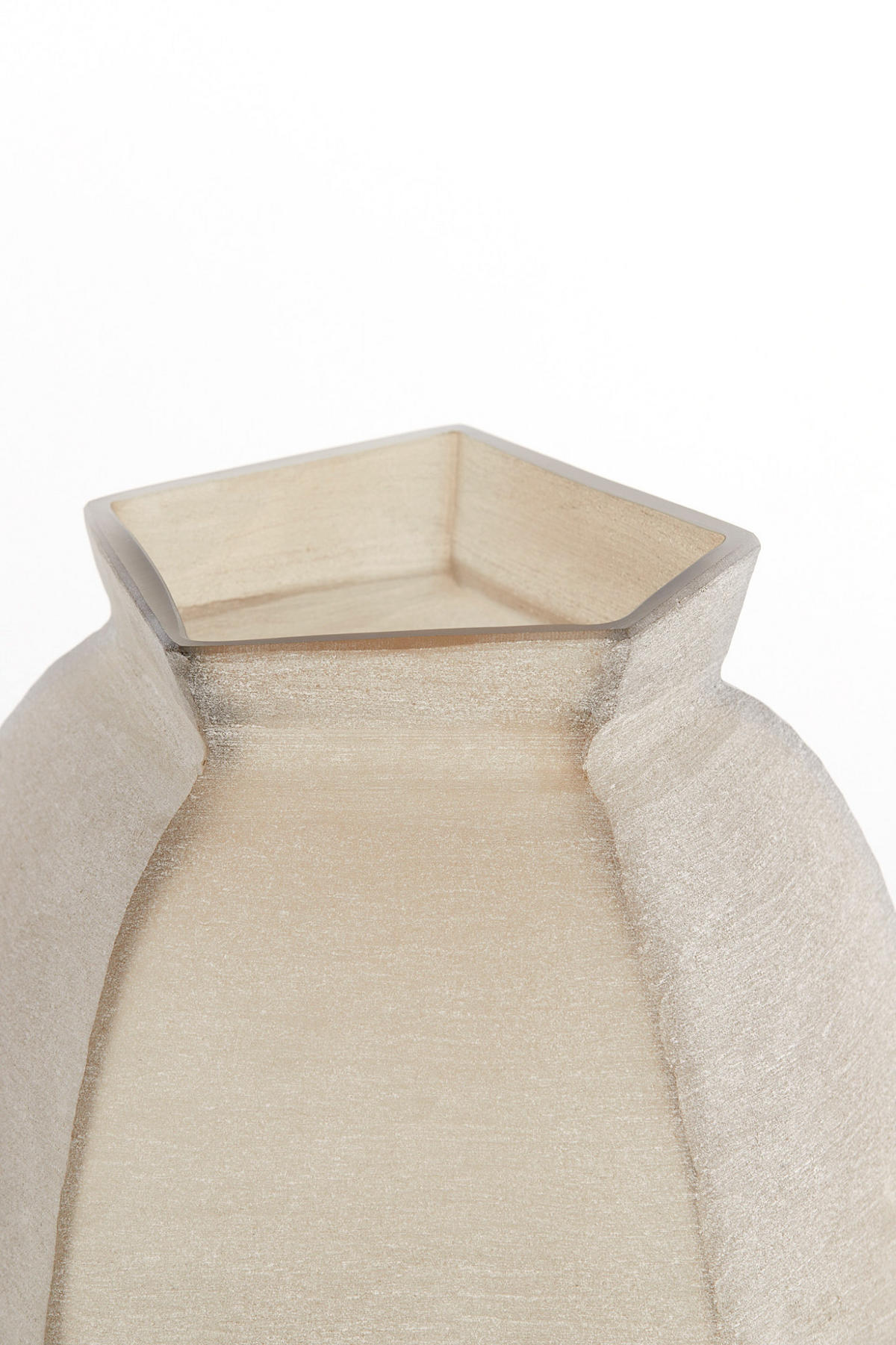 VASE Veliko Braun Ø28/40 cm - Braun, Glas (40cm) - Light & Living