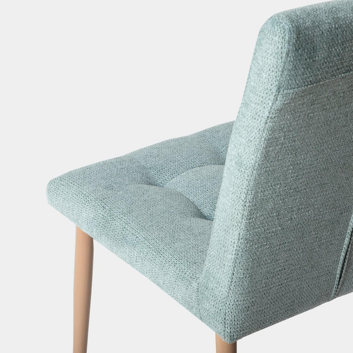 ESSZIMMERSTUHL Leia Grün 44 cm x 92 cm - Grün, Textil (44/92/60cm)