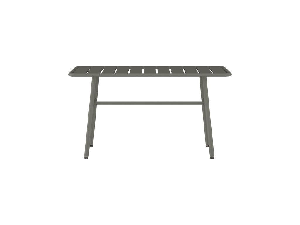 GARTENTISCH - Metall - Anthrazitgrau - MIRMANDE von MYLIA - Anthrazit, Metall (89/50/47cm) - Vente-Unique
