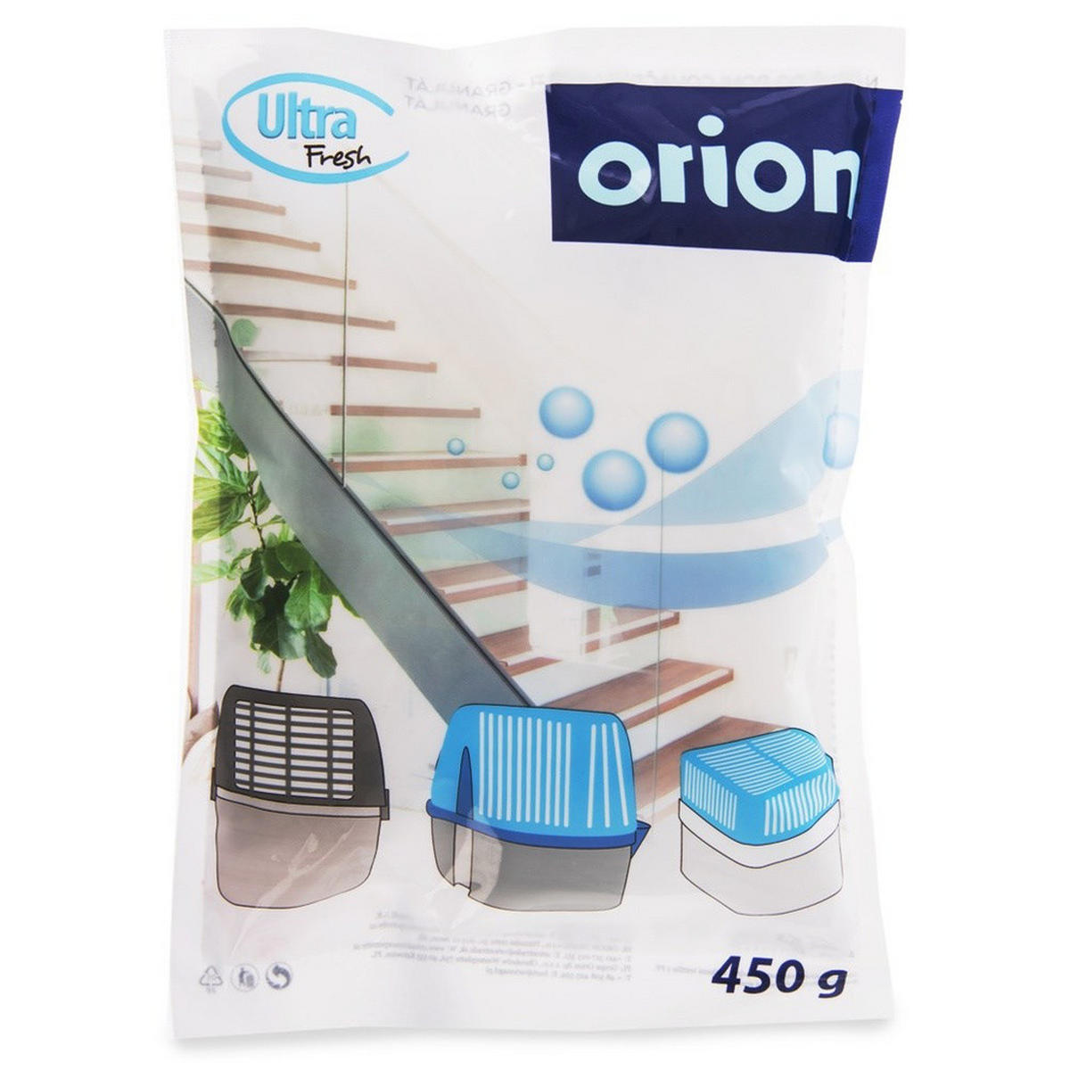 FEUCHTIGKEITSABSORBER-ERSATZ Ultra Fresh weiß - Weiß, Naturmaterialien (13/19/4cm) - Orion 