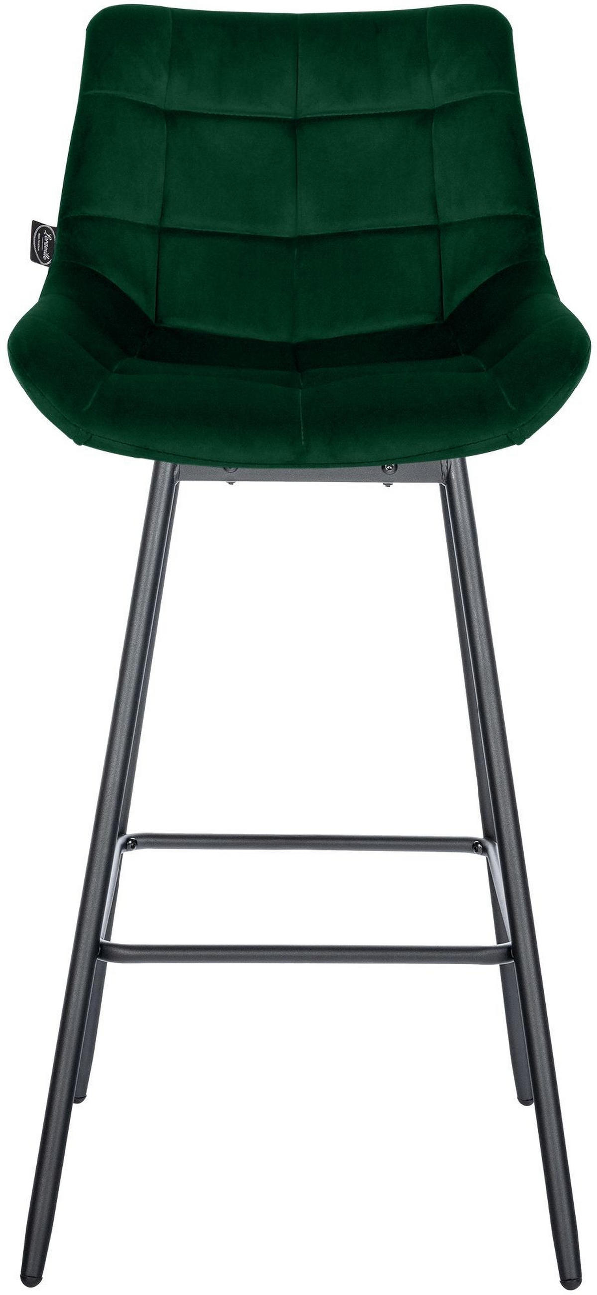 BARHOCKER Weston schwenkbar 105x49x56 cm dunkelgrün - Dunkelgrün, Metall (49/105/56cm) - furnicato