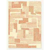 TEPPICH modern Flachgewebe TERRACE Orange 240 x 340 cm - Orange, Textil (240/340cm) - Novatrend