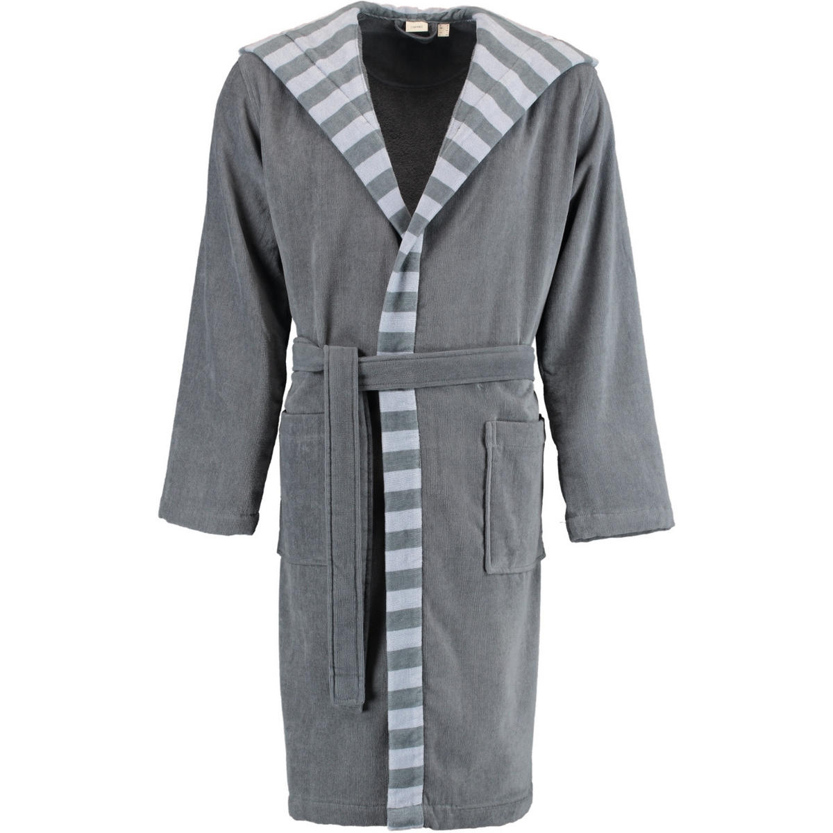 BADEMANTEL HERREN KAPUZE DAY MEN GREY STEEL - 740 - Grau, Textil (Snull) - Esprit