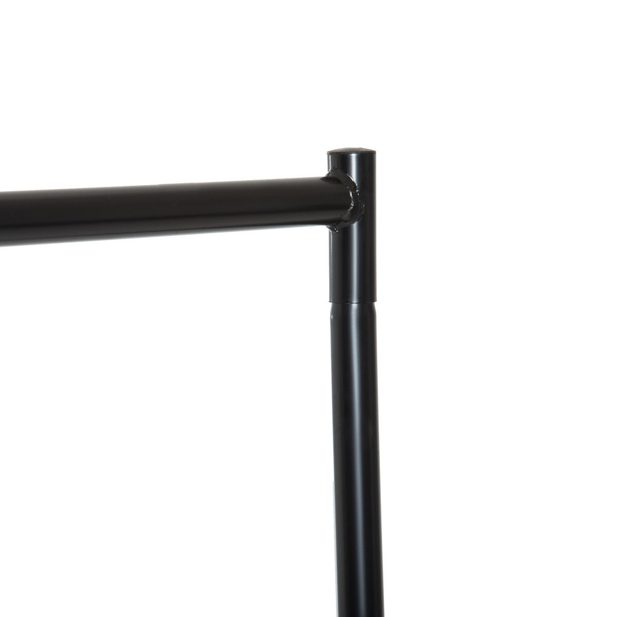 KLEIDERSTÄNDER, Metall, Schwarz - Schwarz, Metall (60/170/150cm) - HOMCOM