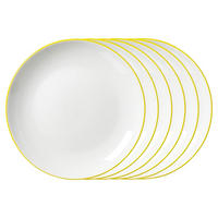 DESSERTTELLER Adela gelb ø 20,5 cm 6er Set - Gelb, Keramik (20.5cm) - Ritzenhoff Breker