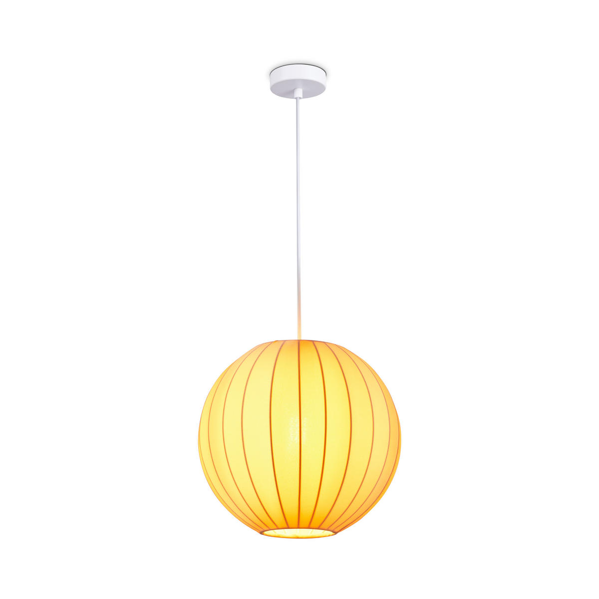 PENDELLEUCHTE Hugo Pd1 Kallisto - Beige/Weiß, Metall (30/30/30cm) - Paco Home
