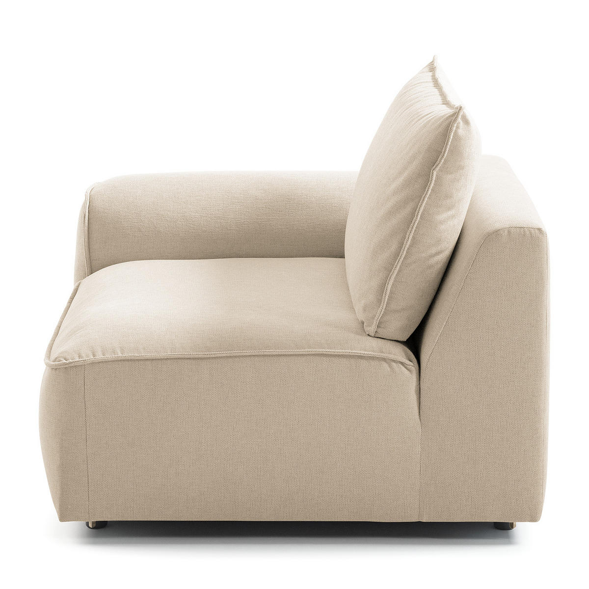 MODULSESSEL - Beige, Holz/Textil (104/82/99cm) - home24