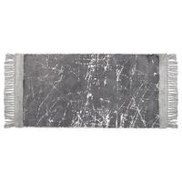 KURZFLOR-TEPPICH Hanli 150/80 cm - Grau, Naturmaterialen (80/150cm) - Beliani