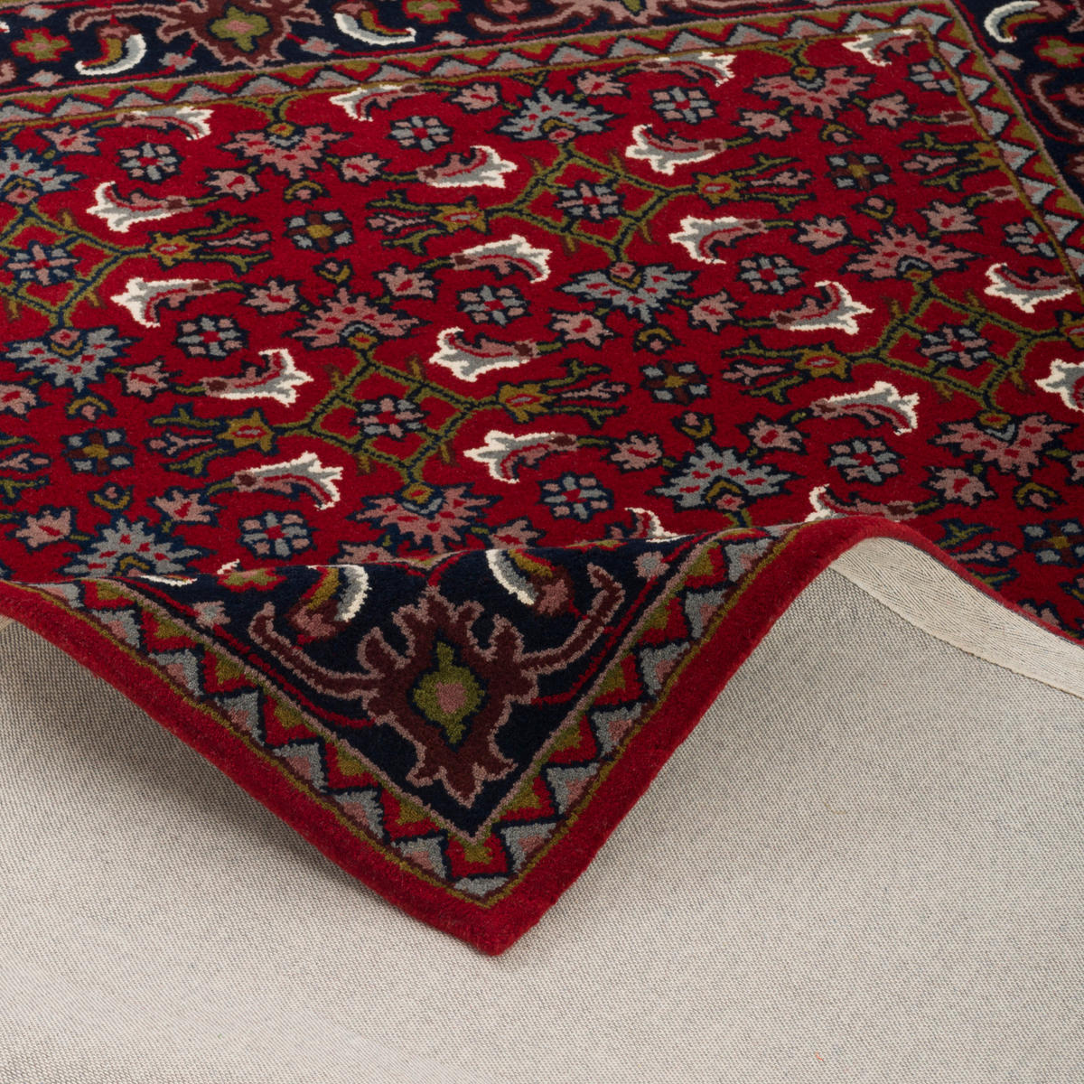 NATUR ORIENTTEPPICH ROYAL HERATI - Rot, Textil (70/140cm) - Pergamon