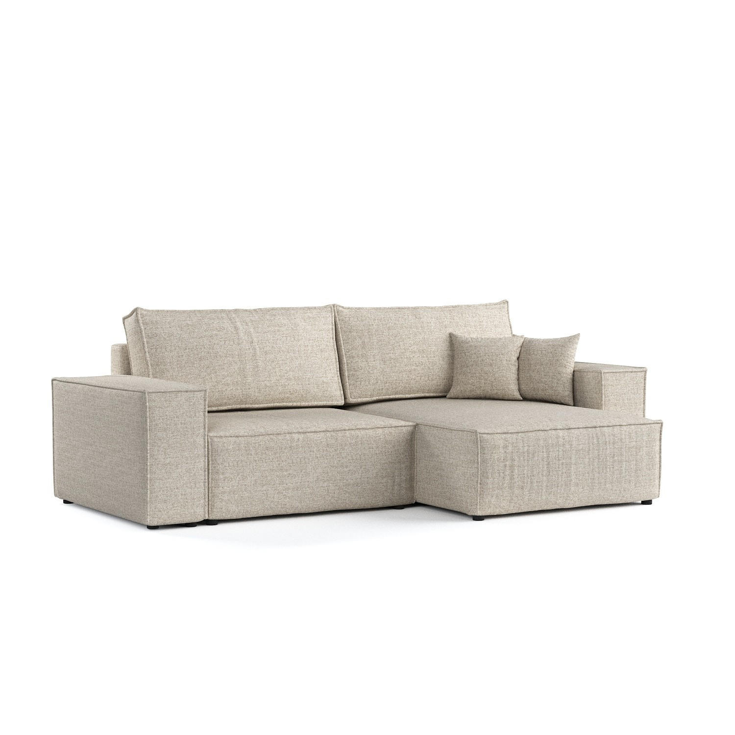 AltaBeds ROHOVÁ SEDAČKA CAVO, textil, Béžová