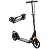 ROLLER Kinder Scooter mit verstellbar Griffen klappbar höhenverstellbar Schwarz - Schwarz, Metall (94/36/103cm) - AIYAPLAY