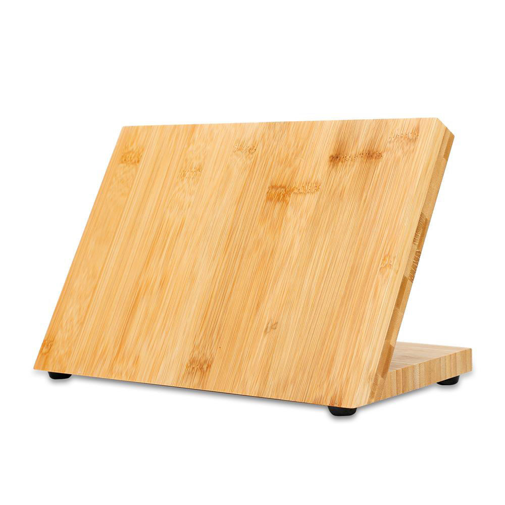 MESSERBRETT/BLOCK magnetisch - Braun, Holz (18/19/30cm) - Intirilife