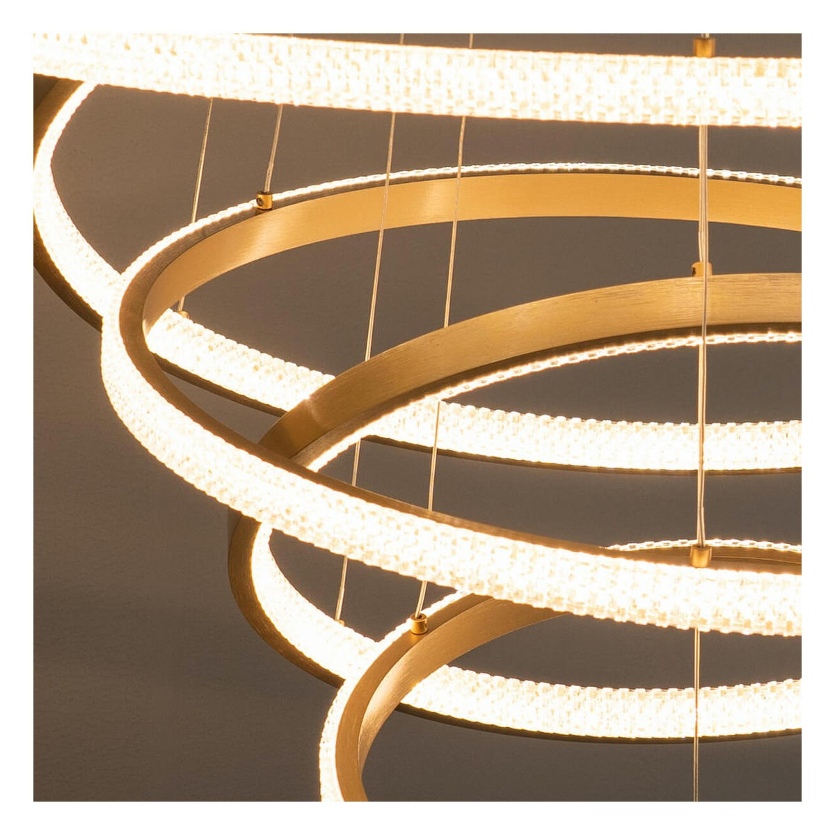 HÄNGELEUCHTE Tina, Gold / Messing, 80cm - Goldfarben, Metall (200/75/80cm) - KOSILUM