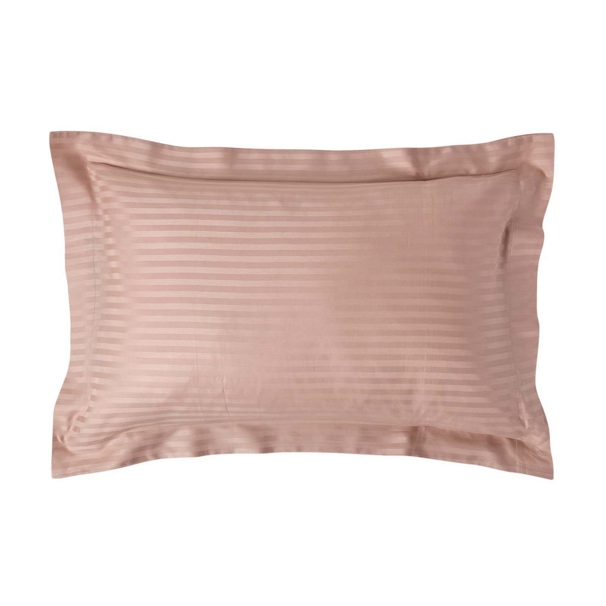 KISSENBEZUG Damast mit Stehsaum, Fadendichte 330 - Taupe, Textil (48/74cm) - Homescapes