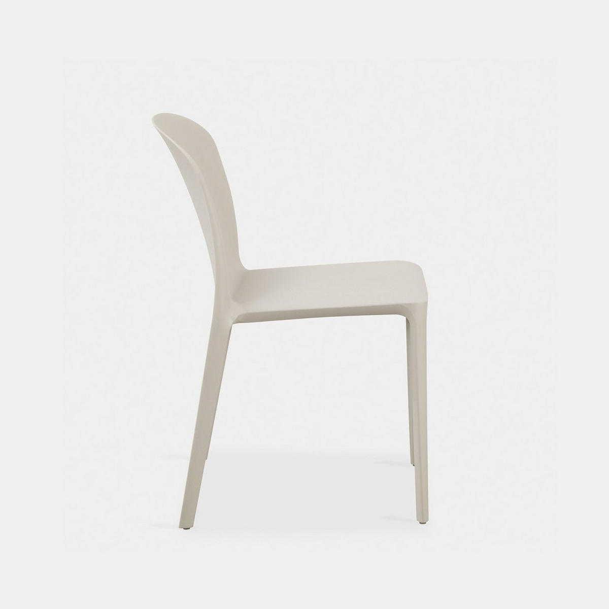 GARTENSTUHL Ethan Beige 50 cm x 79 cm 4er-Set - Beige, Kunststoff (50/79/56cm) - Klast Home