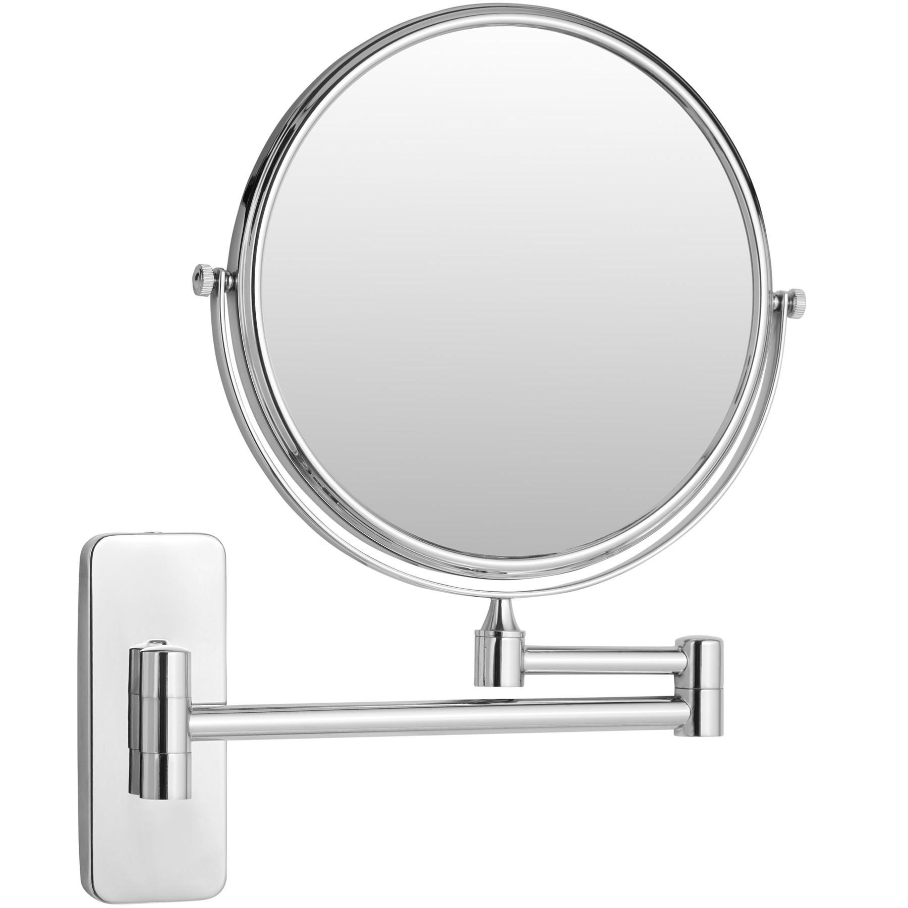 KOSMETIKSPIEGEL ,Wandmontage,silber - Silberfarben, Glas (2.7/31/26.5cm) - tectake