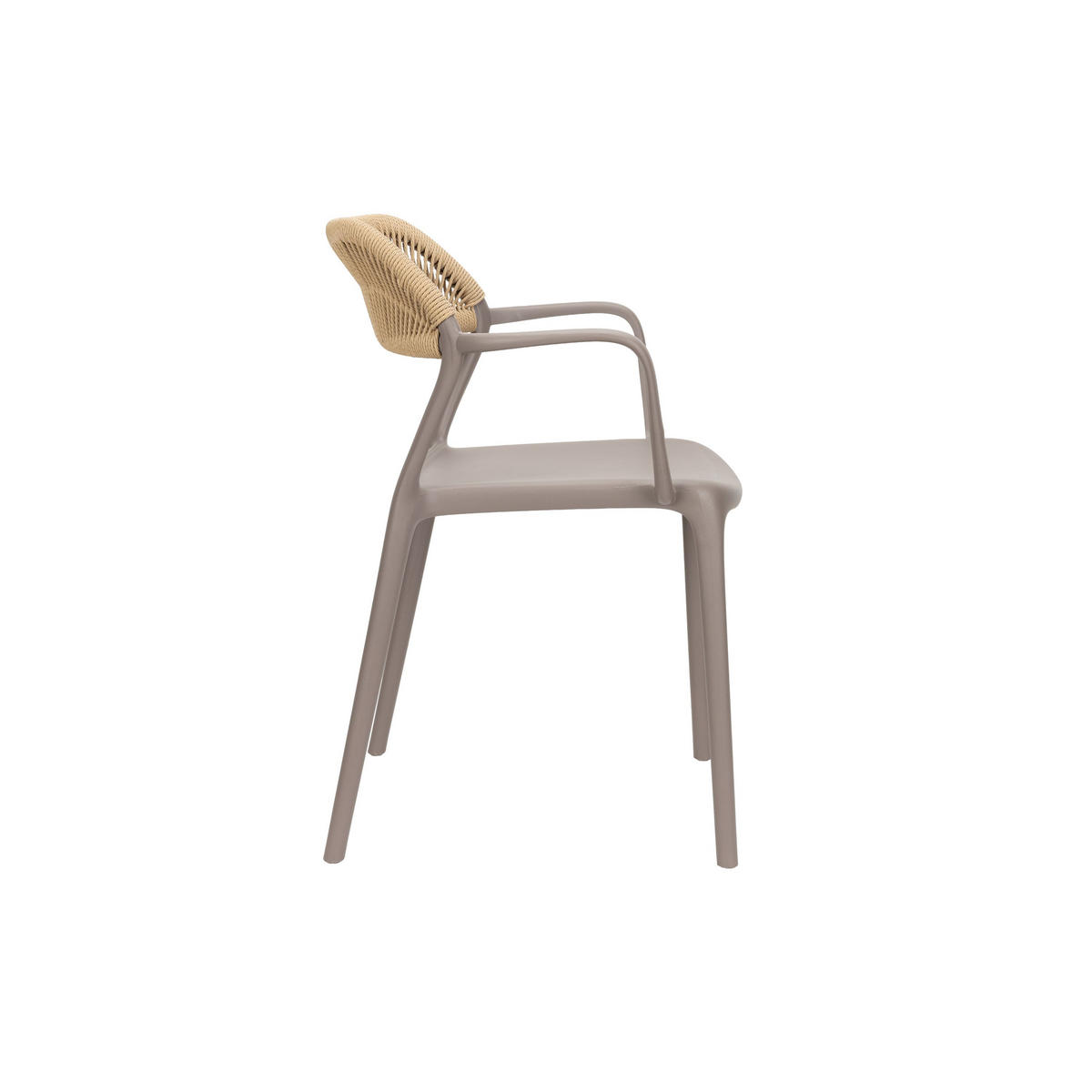 GARTENSTÜHLE Jara - 4 er Set - Taupe, Kunststoff (56/78/52cm) - Housecraft Living