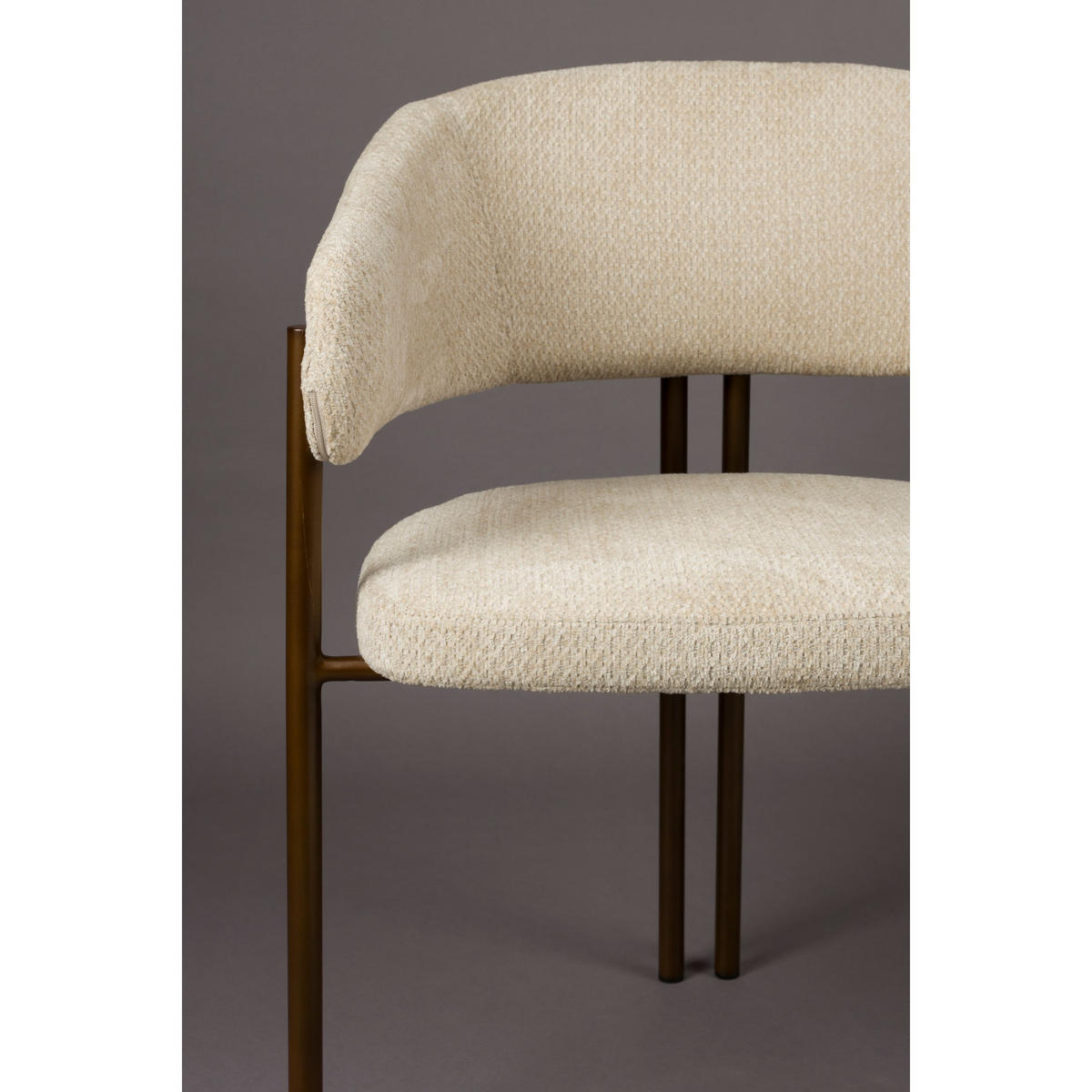 ESSZIMMERSTUHL Naida Beige - 2 er Set - Beige, Holzwerkstoff (56.5/78.5/58.5cm) - Dutchbone