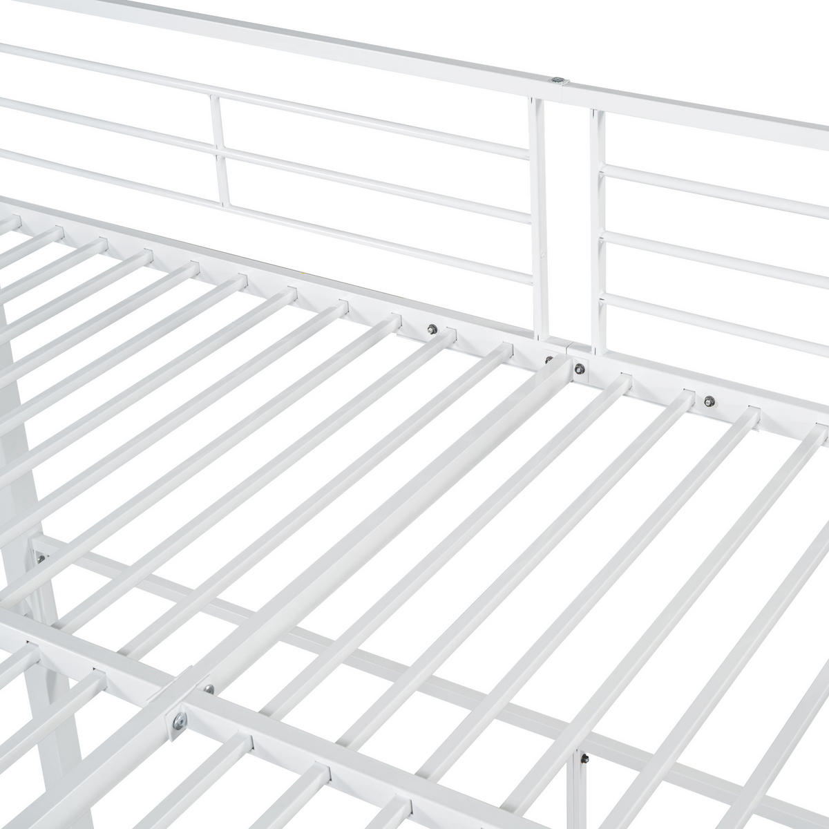 HOCHBETT Eisen 140/200 cm Weiß - Weiß, Metall - Raumix