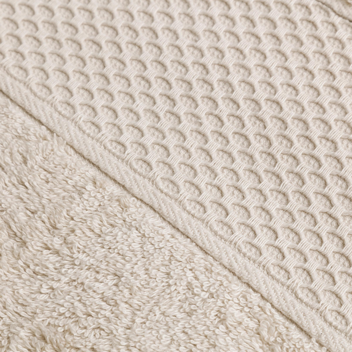 WASCHHANDSCHUH PURE LUXURY - Beige, Textil (15/20cm) - MÖVE