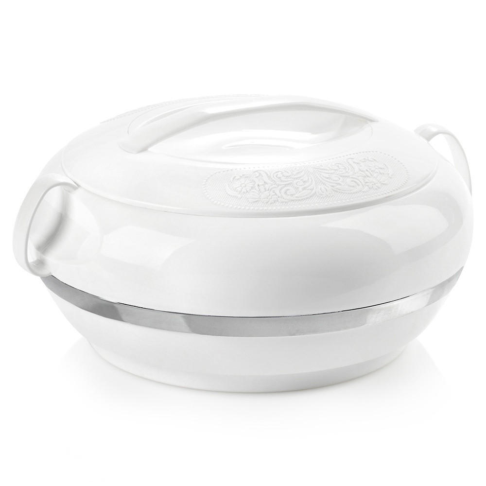 LUNCHTHERMOSKANNE Deluxe 2,3 l - Weiß, Kunststoff (24/11/24cm) - Orion 