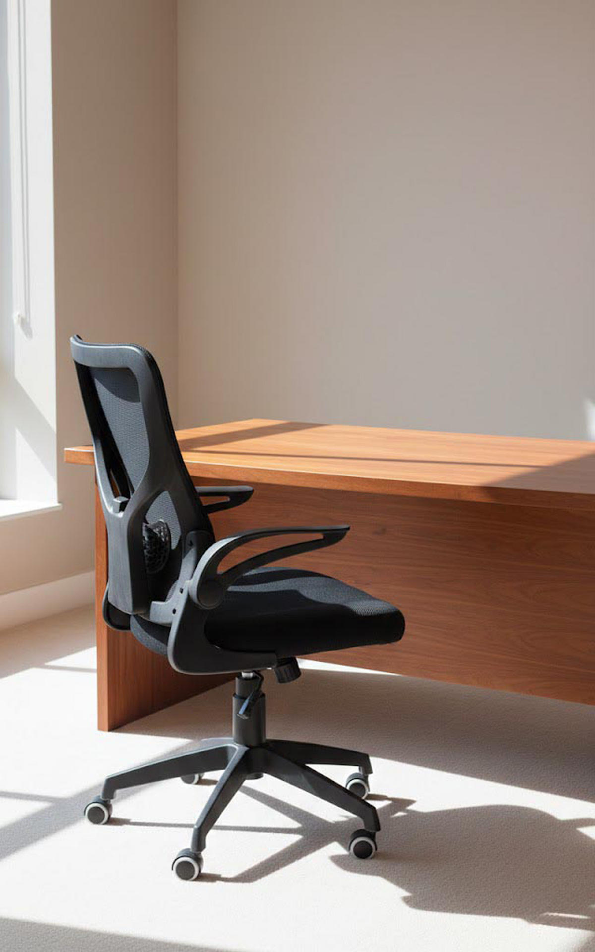 BÜROSTUHL Novar schwarz - Schwarz, Kunststoff/Metall (54/107/61cm) - TPFLiving