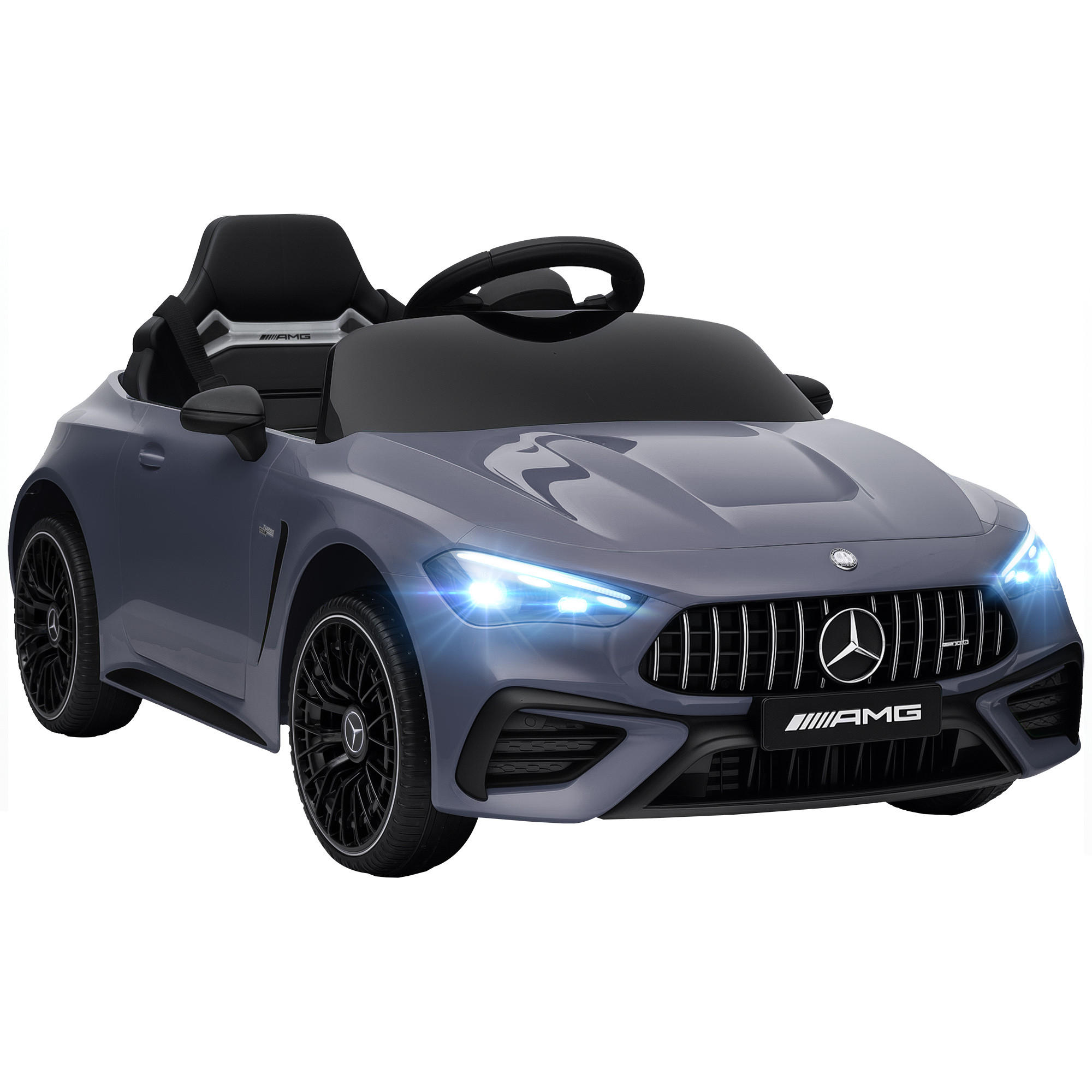 AIYAPLAY DĚTSKÉ ELEKTROAUTO 2 x 12V dětské auto s hudbou, MP3, plynulým startem/zastavením