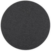 FEINSCHLINGEN VELOUR TEPPICH STRONG RUND - Schwarz/Grau, Textil (133/133cm) - Snapstyle