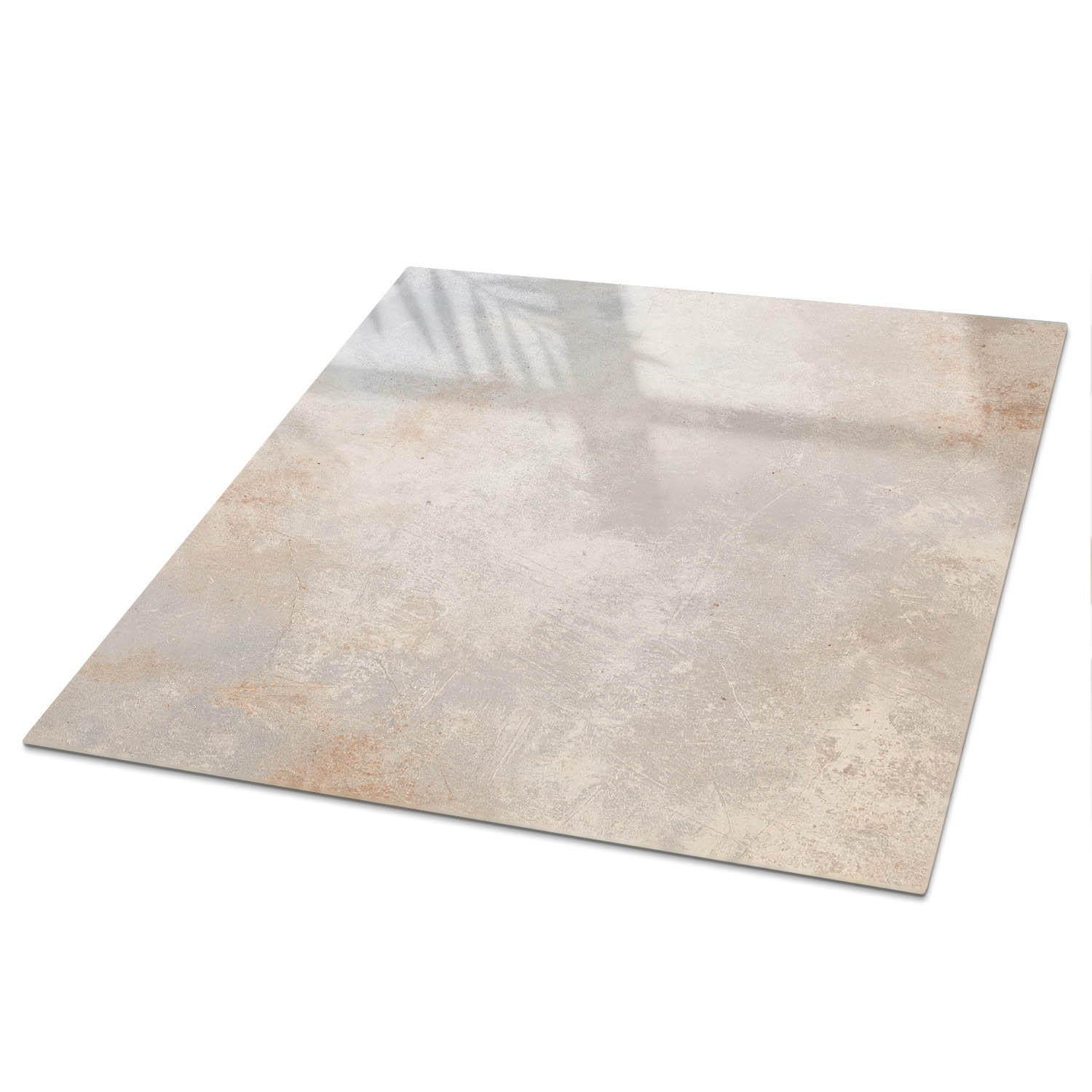 TISCHPLATTE 140x70 cm – Feine Textur - Beige, Glas (140/70/0.4cm) - Wallfluent