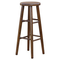 BARHOCKER aus Buchenholz 82 cm, Eiche Farbe - Buchefarben, Holz (30/82/30cm) - Koma